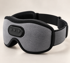 Masque de sommeil Bluetooth 3D NoirCocoon gris et noir
