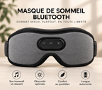 Masque de sommeil Bluetooth : son immersif, obscurité optimale, confort et autonomie